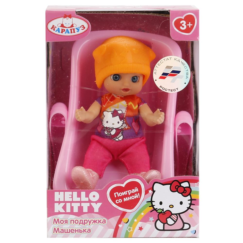 Кукла Hello Kitty - Моя подружка Машенька, 12 см с переноской и аксессуарами  